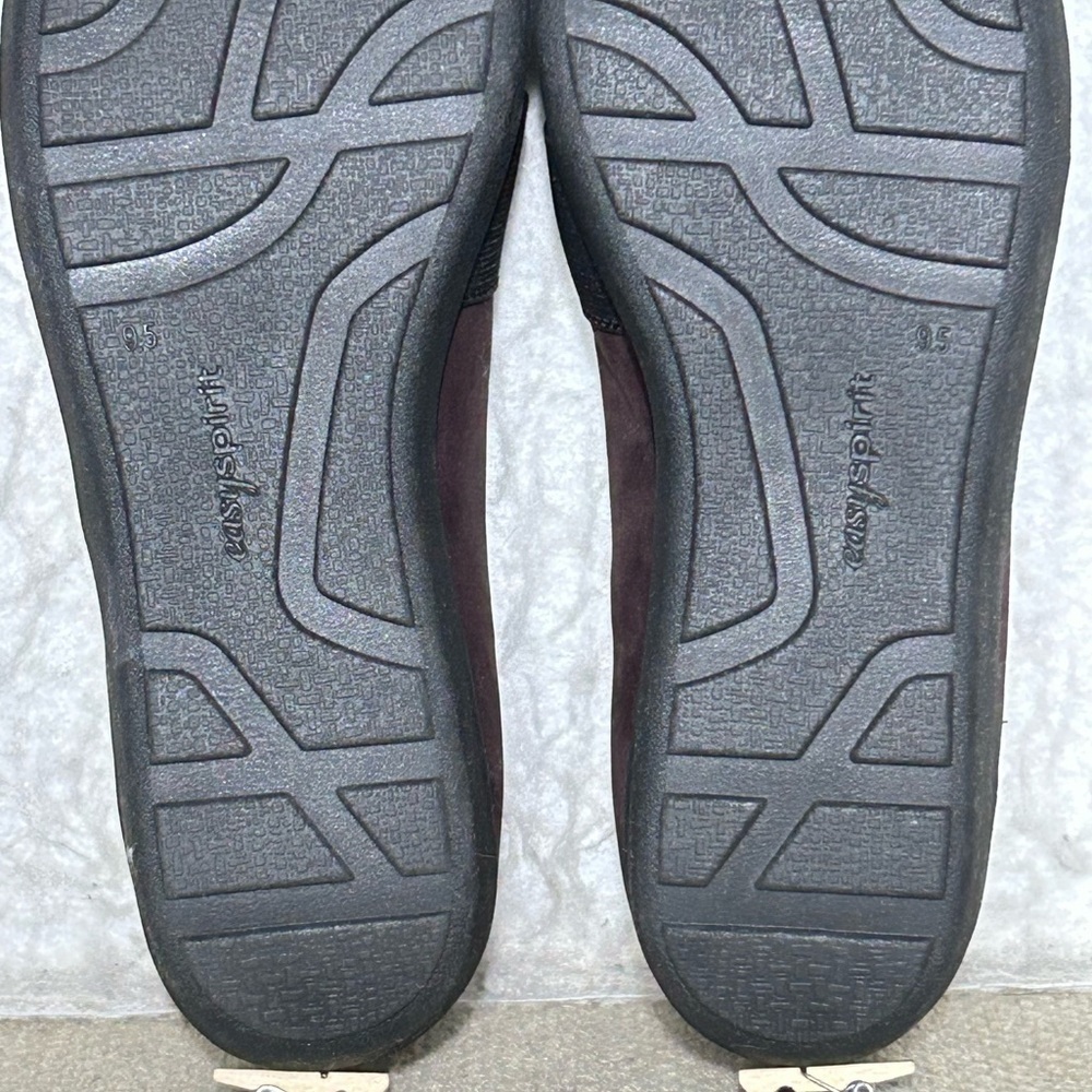 Easy Spirit Womens Maroon Kaleo 3 Comfortable Wedge Heel Loafer Shoes SZ 9.5W - Picture 10 of 11